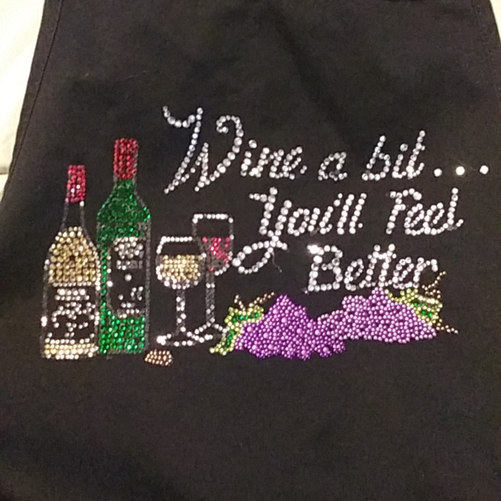 "Wine A Bit You'll Feel Better" Apron